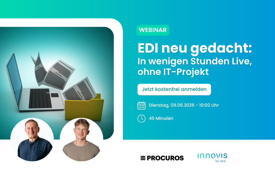 EDI neu gedacht: In wenigen Stunden live, ohne IT-Projekt