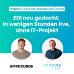 Rückblick Webseminar von Procuros und innovis zum Thema EDI für Business Central