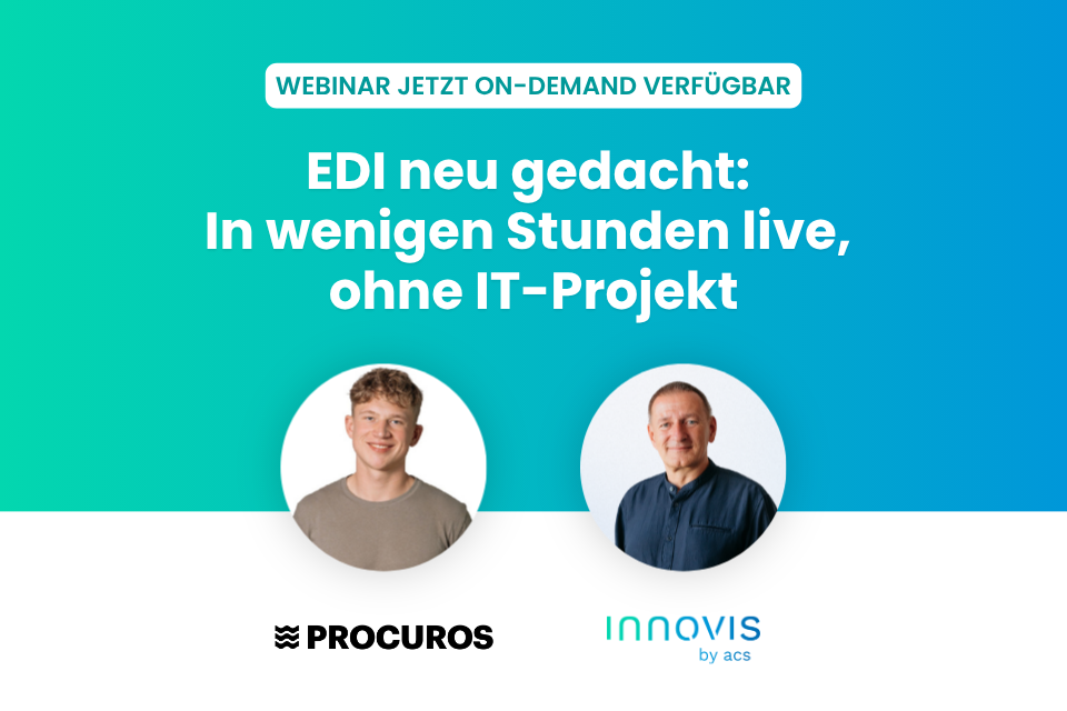 Webinar Rückblick: EDI neu gedacht – In wenigen Stunden live, ohne IT-Projekt